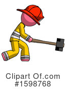 Pink Design Mascot Clipart #1598768 by Leo Blanchette