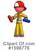 Pink Design Mascot Clipart #1598776 by Leo Blanchette
