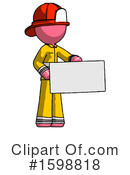 Pink Design Mascot Clipart #1598818 by Leo Blanchette