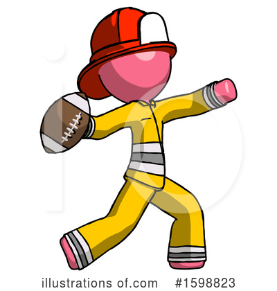 Royalty-Free (RF) Pink Design Mascot Clipart Illustration by Leo Blanchette - Stock Sample #1598823