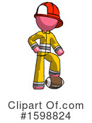 Pink Design Mascot Clipart #1598824 by Leo Blanchette