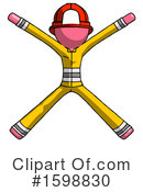 Pink Design Mascot Clipart #1598830 by Leo Blanchette