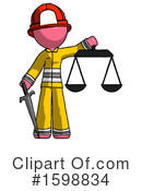 Pink Design Mascot Clipart #1598834 by Leo Blanchette