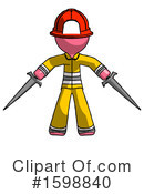 Pink Design Mascot Clipart #1598840 by Leo Blanchette