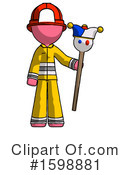 Pink Design Mascot Clipart #1598881 by Leo Blanchette