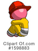 Pink Design Mascot Clipart #1598883 by Leo Blanchette