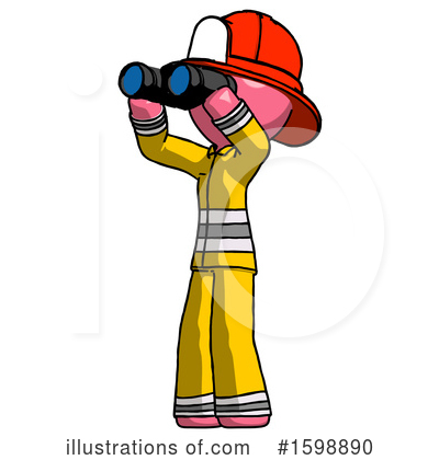 Royalty-Free (RF) Pink Design Mascot Clipart Illustration by Leo Blanchette - Stock Sample #1598890