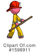Pink Design Mascot Clipart #1598911 by Leo Blanchette