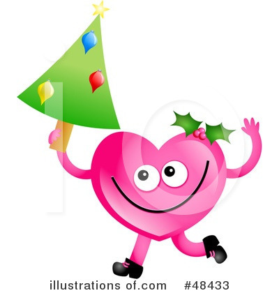 Royalty-Free (RF) Pink Heart Character Clipart Illustration by Prawny - Stock Sample #48433