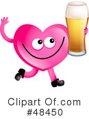 Pink Heart Character Clipart #48450 by Prawny