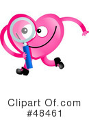 Pink Heart Character Clipart #48461 by Prawny