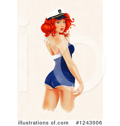Pinup Clipart #1243006 by lineartestpilot