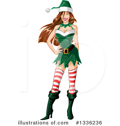 Christmas Pinup Clipart #1336236 by Liron Peer