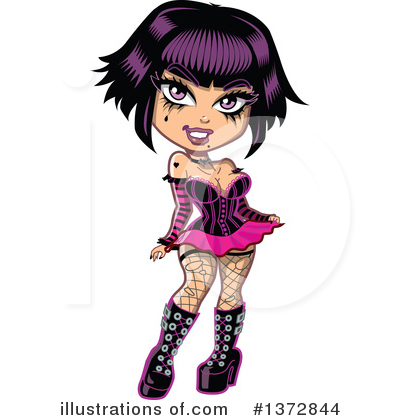 Royalty-Free (RF) Pinup Clipart Illustration by Clip Art Mascots - Stock Sample #1372844