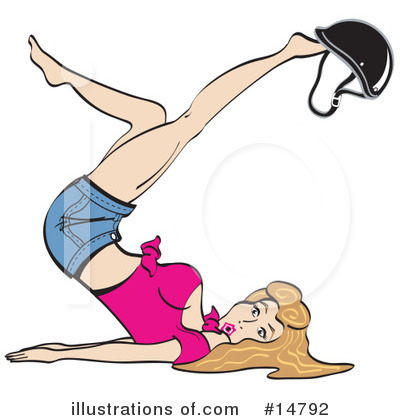 Royalty-Free (RF) Pinup Clipart Illustration by Andy Nortnik - Stock Sample #14792