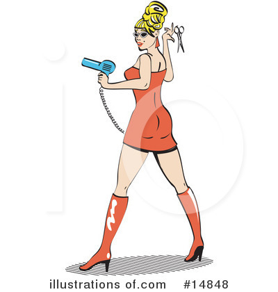 Royalty-Free (RF) Pinup Clipart Illustration by Andy Nortnik - Stock Sample #14848