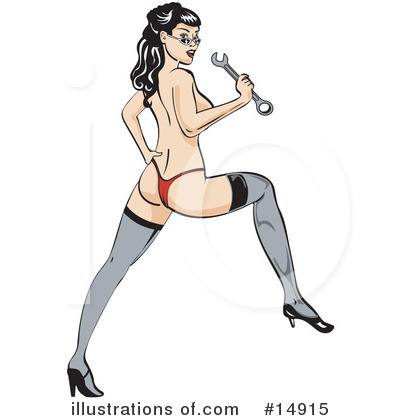 Pinup Clipart #14915 by Andy Nortnik
