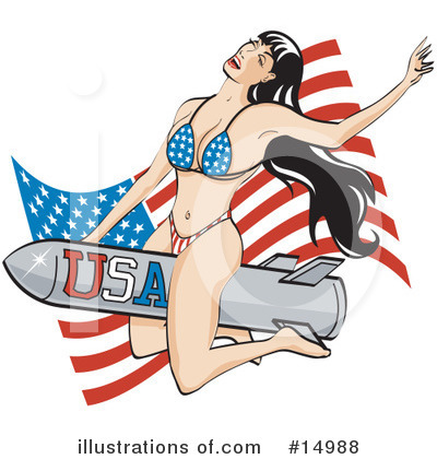 Royalty-Free (RF) Pinup Clipart Illustration by Andy Nortnik - Stock Sample #14988