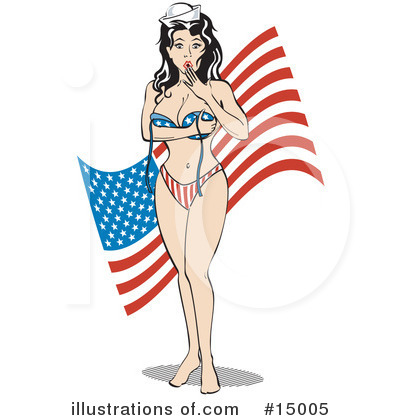 Royalty-Free (RF) Pinup Clipart Illustration by Andy Nortnik - Stock Sample #15005