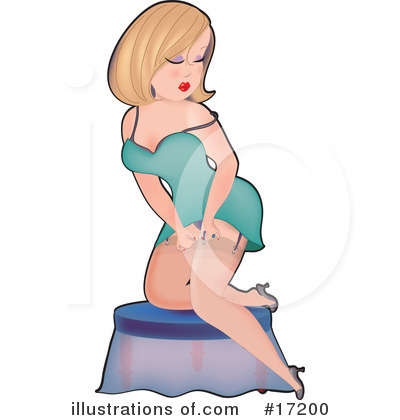 Pinup Clipart #17200 by Maria Bell