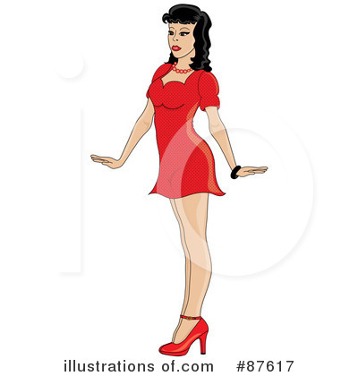Royalty-Free (RF) Pinup Clipart Illustration by Pams Clipart - Stock Sample #87617