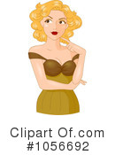 Pinup Woman Clipart #1056692 by BNP Design Studio