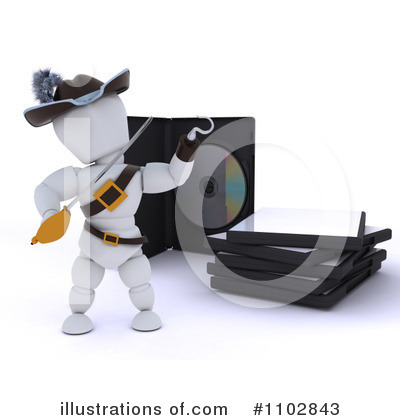 Royalty-Free (RF) Piracy Clipart Illustration by KJ Pargeter - Stock Sample #1102843