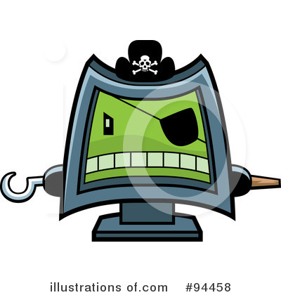Royalty-Free (RF) Piracy Clipart Illustration by Cory Thoman - Stock Sample #94458
