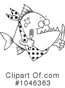 Piranha Clipart #1046363 by toonaday