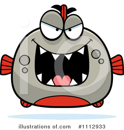 Royalty-Free (RF) Piranha Clipart Illustration by Cory Thoman - Stock Sample #1112933