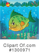 Piranha Clipart #1300971 by visekart