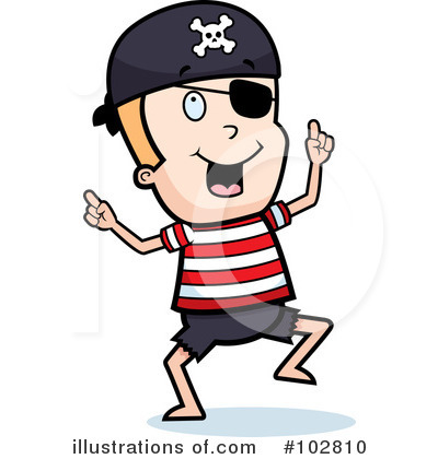 Royalty-Free (RF) Pirate Clipart Illustration by Cory Thoman - Stock Sample #102810