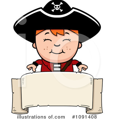 Royalty-Free (RF) Pirate Clipart Illustration by Cory Thoman - Stock Sample #1091408
