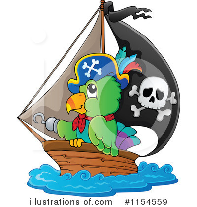 Pirate Ship Clipart #1154559 by visekart