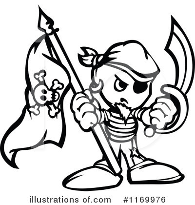 Royalty-Free (RF) Pirate Clipart Illustration by Chromaco - Stock Sample #1169976