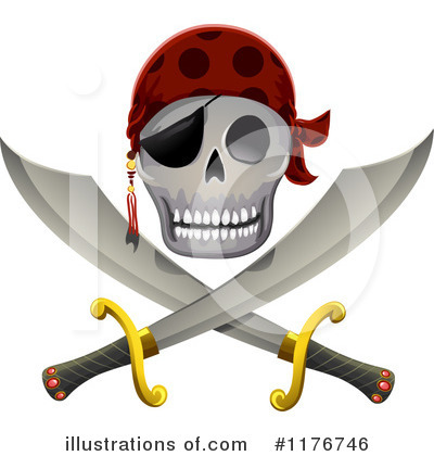 Royalty-Free (RF) Pirate Clipart Illustration by BNP Design Studio - Stock Sample #1176746