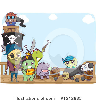 Royalty-Free (RF) Pirate Clipart Illustration by BNP Design Studio - Stock Sample #1212985