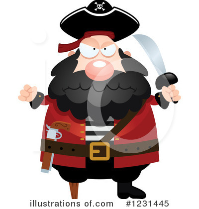 Pirate Clipart #1231445 by Cory Thoman