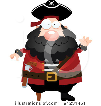 Royalty-Free (RF) Pirate Clipart Illustration by Cory Thoman - Stock Sample #1231451