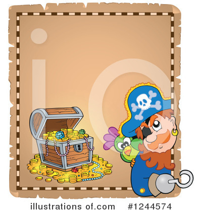 Royalty-Free (RF) Pirate Clipart Illustration by visekart - Stock Sample #1244574