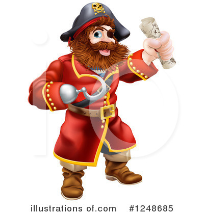 Royalty-Free (RF) Pirate Clipart Illustration by AtStockIllustration - Stock Sample #1248685