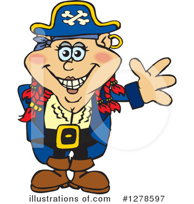 Pirate Clipart #1278597 by Dennis Holmes Designs