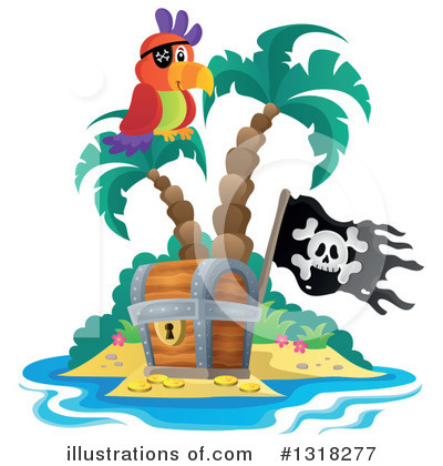 Treasure Chest Clipart #1318277 by visekart