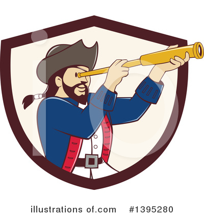 Royalty-Free (RF) Pirate Clipart Illustration by patrimonio - Stock Sample #1395280