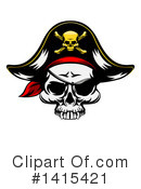 Pirate Clipart #1415421 by AtStockIllustration