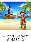 Pirate Clipart #1423513 by AtStockIllustration