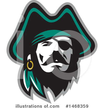 Royalty-Free (RF) Pirate Clipart Illustration by patrimonio - Stock Sample #1468359