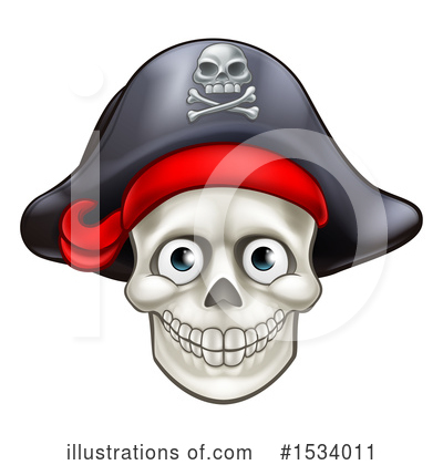 Pirate Hat Clipart #1534011 by AtStockIllustration