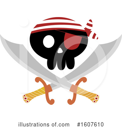 Skull Clipart #1607610 by BNP Design Studio