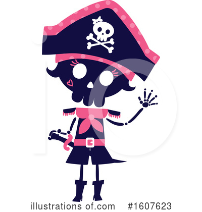 Royalty-Free (RF) Pirate Clipart Illustration by BNP Design Studio - Stock Sample #1607623